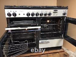 Cuisinière en acier inoxydable Rangemaster Professional Plus 110 à double carburant