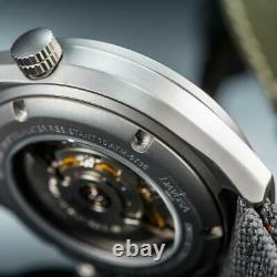Davosa Automatic Green Face Strap En Acier Inoxydable Trailmaster Wrist Watch
