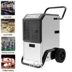 Déshumidificateur commercial portable de 50 litres de qualité industrielle avec roues
