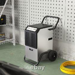 Déshumidificateur commercial portable de 50 litres de qualité industrielle avec roues