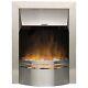 Dimplex Dakota Acier Inoxydable Encastré Effet De Flamme Électrique Optiflame 2kw