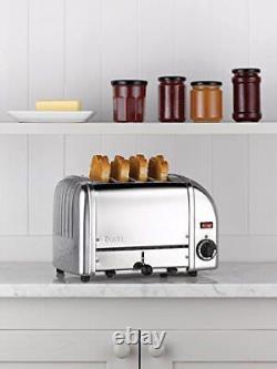 Dualit Acier Inoxydable Poli 4 Slot Vario Toaster & Classic 1.7l Bouilloire De Jug P
