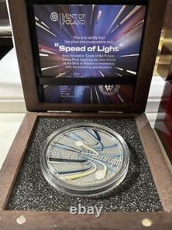 Dunhill 14k-chronographe Montre-speed De La Lumière, Code De L'avenir 299,792.458 M/s