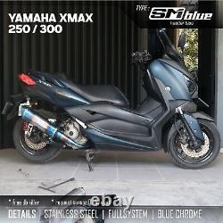 Échappement sur mesure pour Yamaha Xmax 250 / Xmax 300 2016-2023 Système complet