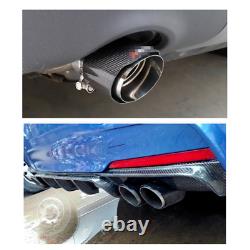 Embouts d'échappement en fibre de carbone TRiX Real Dry Akrapovic 2 en 3.25 out PAIRE ARGENTÉE