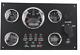 Ensemble De Cadrans 24v 5 Avec Jauge D'eau/d'huile/voltage Et Voltmètre Pour Bateau De Plaisance