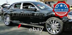 Fit2011-2019 Chrysler 300 300c Extreme Bas Rocker Panneau De Garniture Inoxydable 2pc