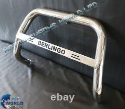 Fit Cit Berlingo Bull Bar Chrome Nudge Logo A-bar Acier Inoxydable 2008-2018 Nxl1