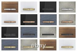 Geberit 50 Sigma Flush en acier inoxydable brossé chromé 115.788. GH. 2