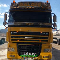 Grille en disque poli en acier inoxydable pour application DAF XF