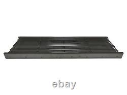 Grille lourde pour barbecue en briques XL en aluminium et chromé avec grille et plateau de charbon de bois de qualité supérieure de 112 cm