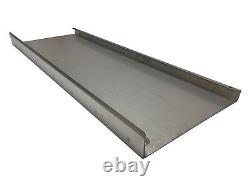 Grille lourde pour barbecue en briques XL en aluminium et chromé avec grille et plateau de charbon de bois de qualité supérieure de 112 cm
