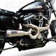 Harley Davidson Iron 883 Sportster 2-1 Modèle Échappement Personnalisé 1999-2020
