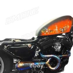 Harley Davidson Iron 883 Sportster 2-1 Modèle Échappement Personnalisé 1999-2020