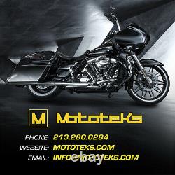 Harley Fat Spoke Noir Roue 21x3.5 52 Dna Portes Inox Touring Bagger