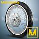 Harley Spoke Roue 21x3.5 40 Inoxydable Pour Harley Softail Modèle Rotor White Tire