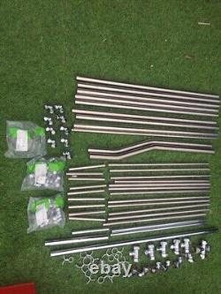 Kits de tuyaux d'urinoir et raccords chromés pour évacuation en lot pour déstockage