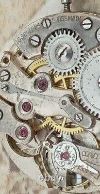 La Seconde Guerre mondiale Misalla Suisse 16 Joyau Montre Militaire de Poignet 1940