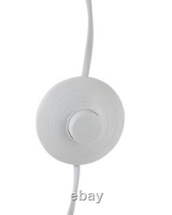 Lampe de sol en acier inoxydable Abat-jour gris texturé en forme de gaufre Design moderne en chrome