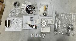 Lot en chrome/stainless steel Delta