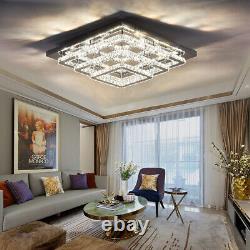 Lumières De Plafond Led Modernes Crystal Chandelier Pendentif Lampe Salon Hallway