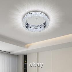 Luminaire de plafond en cristal LED moderne de 30W, lustre en cristal, lampe pour cuisine et salon