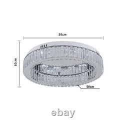 Luminaire de plafond en cristal LED moderne de 30W, lustre en cristal, lampe pour cuisine et salon
