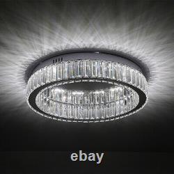 Luminaire de plafond en cristal LED moderne de 30W, lustre en cristal, lampe pour cuisine et salon