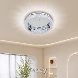 Luminaire de plafond en cristal LED moderne de 30W, lustre en cristal, lampe pour cuisine et salon