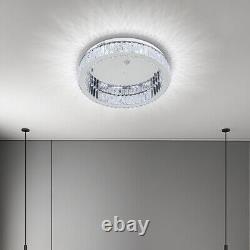 Luminaire de plafond en cristal LED moderne de 30W, lustre en cristal, lampe pour cuisine et salon