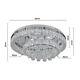 Luminaires De Plafond En Cristal Led De 20-100 Cm, Lustre En Acier Inoxydable