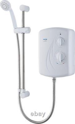 Manuel de douche électrique à alimentation manuelle avec tuyau en acier inoxydable 8,5 kW et eau automatique.