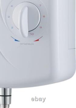 Manuel de douche électrique à alimentation manuelle avec tuyau en acier inoxydable 8,5 kW et eau automatique.