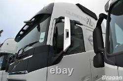 Miroir Chrome Couvre X2 Pour Volvo Fh4 Globetrotter XL 2013+ Camion Côté Inoxydable