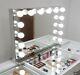 Miroir Hollywood Chrome Xlarge énorme De Haute Qualité Professionnelle Hd Miroir 3 Couleurs Grosses Ampoules Led