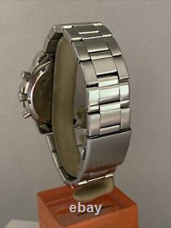 Montre Chronographe Homme Pulsar Cadran Noir Date Bracelet en Acier Inoxydable PF8363X1