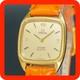 Montre Femme Vintage 1980 Omega De Ville 591.0187 Cal. 1387 Carrée Quartz En État Neuf
