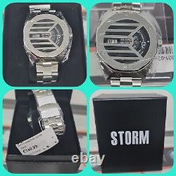 Montre Storm London Gents Vaultas SNC99 Tout Neuf Style Futuriste Cadeau pour Hommes
