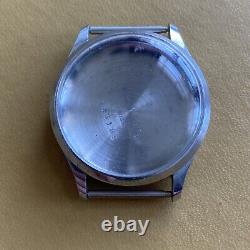 Montre Vintage Berna Watch Co. Boîtier de chronographe en acier inoxydable / chrome. 34,2 mm NOS