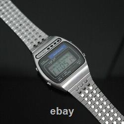 Montre Vintage Seiko Quartz Solaire Numérique 1979 Bracelet Original A156-5010 Rare