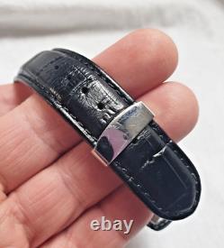 Montre automatique TIMEIN Skelettuhr Montre analogique noire en acier inoxydable pour poignet
