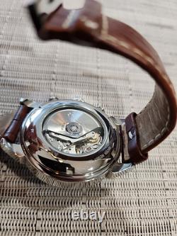 Montre chronographe automatique BULOVA GEMINI pour homme, cadran noir, d'occasion