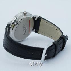 Montre classique pour homme Gerald Genta 33MM acier quartz G3330.7 Mint 8