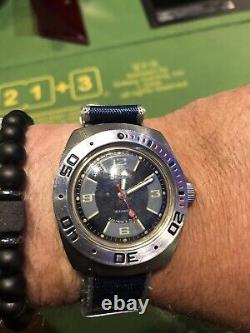 Montre de plongée pour homme de l'époque soviétique VOSTOK AMPHIBIA 2209 antimagnétique fabriquée en URSS