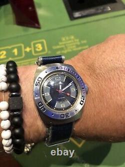 Montre de plongée pour homme de l'époque soviétique VOSTOK AMPHIBIA 2209 antimagnétique fabriquée en URSS