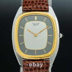Montre élégante pour femmes SEIKO CREDOR 6730-5120 en or 14K MINT vintage 1983 ultra fine