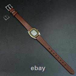 Montre élégante pour femmes SEIKO CREDOR 6730-5120 en or 14K MINT vintage 1983 ultra fine