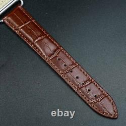Montre pour homme Burberry BU1202 forme tank petite seconde carrée argentée