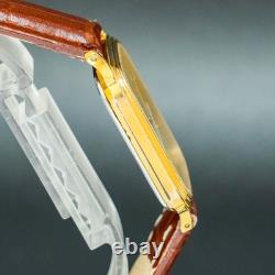 Montre pour homme SEIKO CHARIOT 9021-5090 en or carré vintage 1985 avec nouveau bracelet