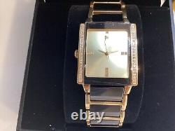 Montre pour hommes en tungstène et diamant, lunette et cadran suisses magnifiques, toute neuve